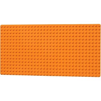L-W Toys Velká podložka na stavění - JUNIOR 16x32 bodů oranžová