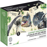 Vilac Sada 3 puzzle dinosaurů