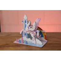 EscapeWelt 3D dřevěné puzzle Jednorožec