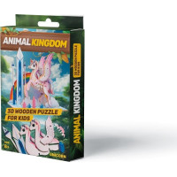 EscapeWelt 3D dřevěné puzzle Jednorožec