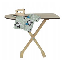 Dřevěná pračka s příslušenstvím - přírodní