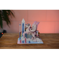 EscapeWelt 3D dřevěné puzzle Jednorožec