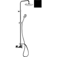 Sapho PAX sprchový sloup s pákovou baterií, černá XA139/15