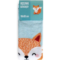 Dětský bavlněný ručník ANIMALS 30x50 cm - Liška