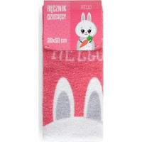 Dětský bavlněný ručník ANIMALS 30x50 cm - Králík
