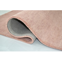 Ručně všívaný kusový koberec Asra wool pink