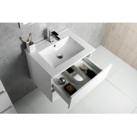 Aqualine PANEDA umyvadlová skříňka 59, 5x55x45, 2cm, bílá PN260