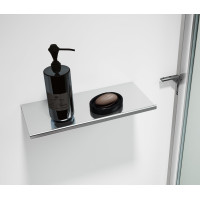 Polysan ESCA SHELF polička do profilu 230x120mm, chrom ES8410