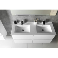 Aqualine PANEDA umyvadlová skříňka 119x55x45, 2cm, bílá PN212