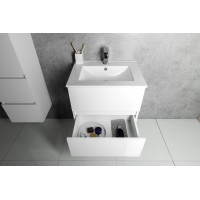 Aqualine PANEDA umyvadlová skříňka 74, 5x55x45, 2cm, bílá PN275