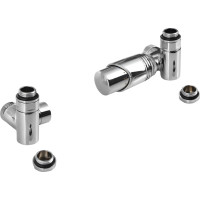 Bruckner WICHER ECK COMBI připojovací sada termostatická rohová, chrom 600.321.1