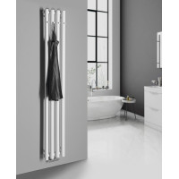 Sapho PILON otopné těleso 270x1800mm, se čtyřmi háčky pro ručník, bílá mat IZ121T