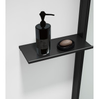 Polysan ESCA SHELF polička do profilu 230x120mm, černá mat ES8425
