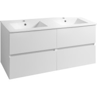 Aqualine PANEDA umyvadlová skříňka 119x55x45, 2cm, bílá PN212