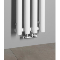 Sapho PILON otopné těleso 270x1800mm, se čtyřmi háčky pro ručník, bílá mat IZ121T