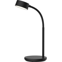 Solight LED stolní lampička, 4,5W, 300lm, 3CCT, černá, podstavec