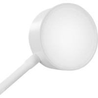 Solight LED stolní nabíjecí lampička, 2W, 210lm, 3CCT, bílá, clip