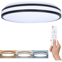 Solight LED osvětlení s dálkovým ovladačem Laskos, 48W, 3360lm, 39cm, změna chromatičnosti, stmívatelné