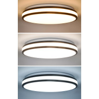 Solight LED osvětlení s dálkovým ovladačem Laskos, 48W, 3360lm, 39cm, změna chromatičnosti, stmívatelné