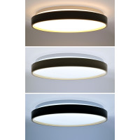 Solight LED osvětlení s dálkovým ovladačem Cala, 48W, 3360lm, 38cm, změna chromatičnosti, stmívatelné