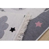 Dětský kusový koberec Natur Sloni