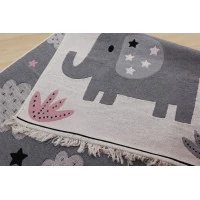Dětský kusový koberec Natur Sloni