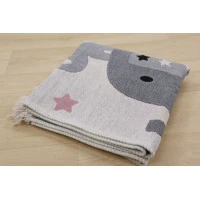 Dětský kusový koberec Natur Sloni