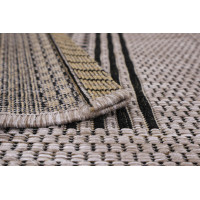 Kusový koberec Floorlux 20001 Silver/Black – na ven i na doma