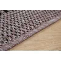 Kusový koberec Floorlux 20001 Silver/Black – na ven i na doma