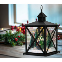 Dekorativní LED lampa MERRY 23,5x23,5x37 cm - Jesličky