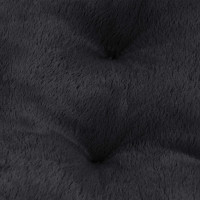 Závěsné houpací křeslo CLASSY - šedé + plyšový polštář IVY - grafitový