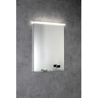 Sapho TRAKA zrcadlo s LED osvětlením a poličkou, 60x80cm TK060