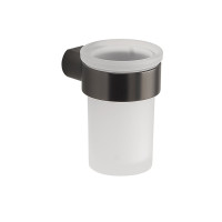 Gedy PIRENEI sklenka, mléčné sklo, gun metal PI1081