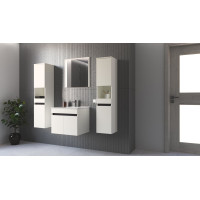 Koupelnové zrcadlo FIGARO 60 cm - bílé