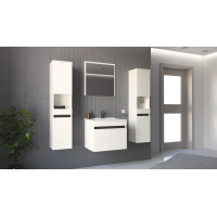 Koupelnové zrcadlo FIGARO 60 cm - bílé
