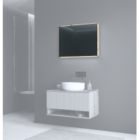 Koupelnové zrcadlo AVIOLA s LED osvětlením - 80 cm