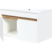 Koupelnová závěsná skříňka pod umyvadlo FIGARO 60 cm - bílá