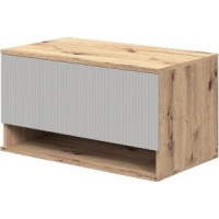 Koupelnová závěsná skříňka pod umyvadlo AVIOLA 80 cm - dub artisan/kašmír