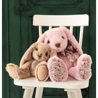Doudou Histoire d´Ours Plyšový kamarád růžový králíček 50 cm