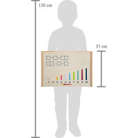 small foot Počítání v dřevěném boxu Educate