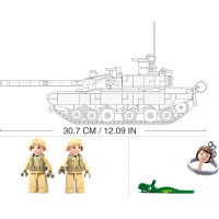 Sluban Model Bricks M38-B0790 Hlavní Bitevní tank Typ 99A