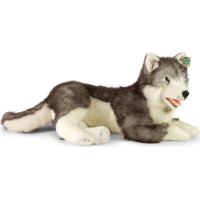 Rappa Plyšový pes husky ležící 60 cm ECO-FRIENDLY