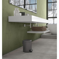 Gedy POTTY odpadkový koš 5l, Soft Close, gun metal 330981