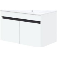 Koupelnová závěsná skříňka pod umyvadlo FIGARO 80 cm - bílá