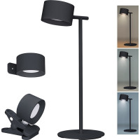 Solight LED nabíjecí lampička 3v1, 280lm, změna CCT, stmívání, černá