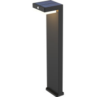 Solight LED solární sloupkové osvětlení Palermo, 5W, 400lm, 3000K