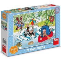 Dino Puzzle Krtek ve vodě 24 dílků maxi
