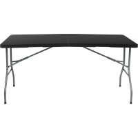Skládací cateringový stůl RICO 150 cm - černý