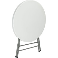 Kulatý cateringový stůl BANKIET 80 cm - bílý
