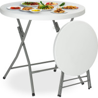 Kulatý cateringový stůl BANKIET 80 cm - bílý